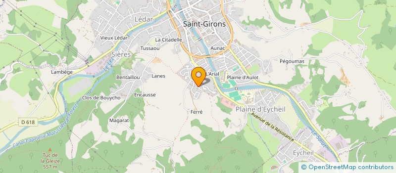 localisation de l'entreprise MONSIEUR KEVIN PRIGENT à SAINT-GIRONS