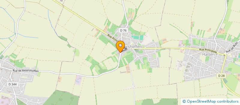 localisation de l'entreprise MONSIEUR KEVIN PRINTZ  RITTERSHOFFEN