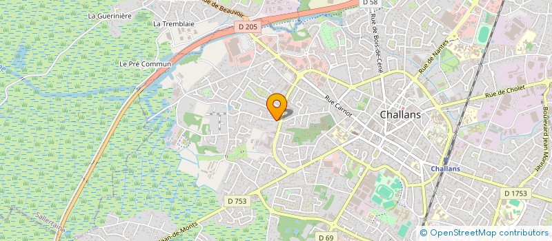 localisation de l'entreprise MONSIEUR KEVIN PROTIN  SALLERTAINE