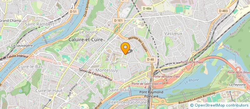 localisation de l'entreprise MONSIEUR KEVIN PROUST  CALUIRE-ET-CUIRE