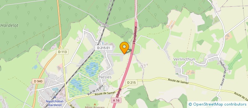 localisation de l'entreprise MONSIEUR KEVIN PUDWELL  NESLES