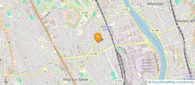 localisation de l'entreprise MONSIEUR KEVIN PUECH à VITRY-SUR-SEINE