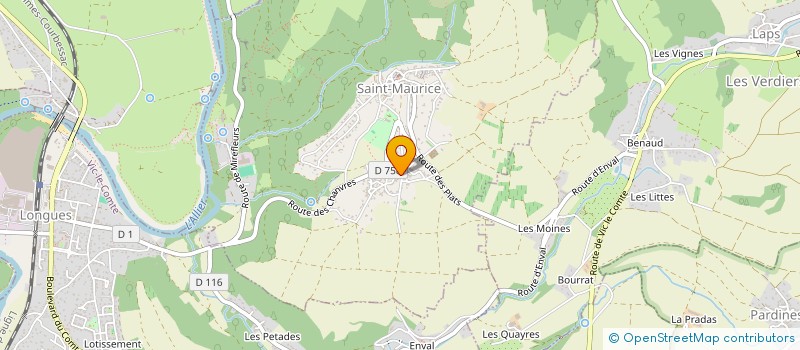 localisation de l'entreprise MONSIEUR KEVIN PUGET à SAINT-MAURICE