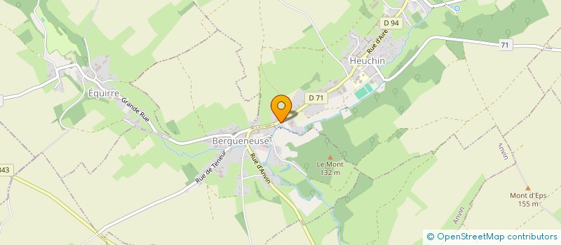 localisation de l'entreprise MONSIEUR KEVIN PYTEL  HEUCHIN