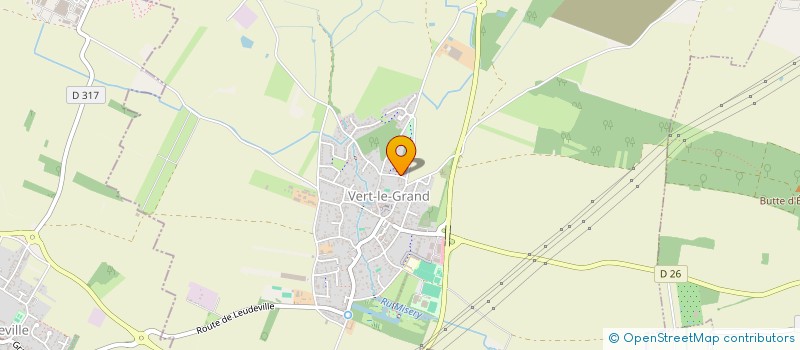 localisation de l'entreprise MONSIEUR KEVIN QUEMARREC  VERT-LE-GRAND