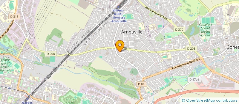 localisation de l'entreprise MONSIEUR KEVIN QUERET  ARNOUVILLE