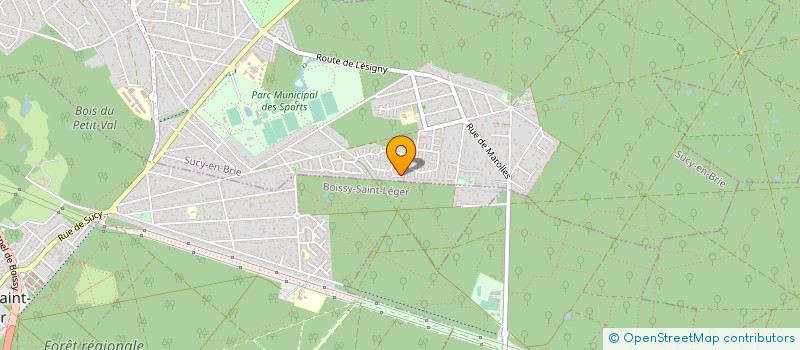 localisation de l'entreprise MONSIEUR KEVIN QUEYROI  SUCY-EN-BRIE