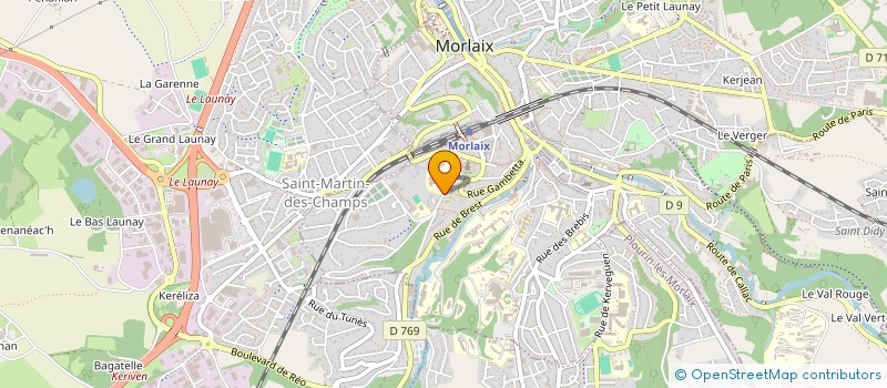 localisation de l'entreprise MONSIEUR KEVIN QUIVIGER à MORLAIX