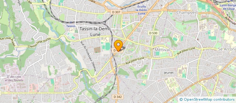 localisation de l'entreprise MONSIEUR KEVIN RACCA  TASSIN-LA-DEMI-LUNE