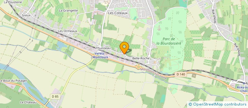 localisation de l'entreprise MONSIEUR KEVIN RADIGOIS  MONTLOUIS-SUR-LOIRE