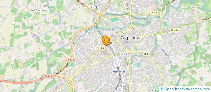 localisation de l'entreprise MONSIEUR KEVIN RADULOVIC à CARPENTRAS