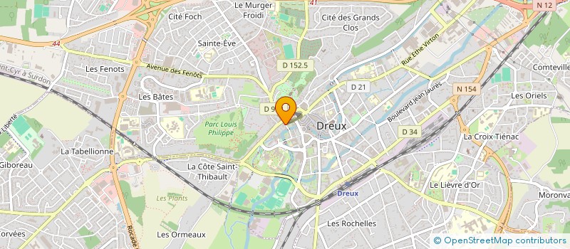 localisation de l'entreprise MONSIEUR KEVIN RAFALIMANANA à DREUX