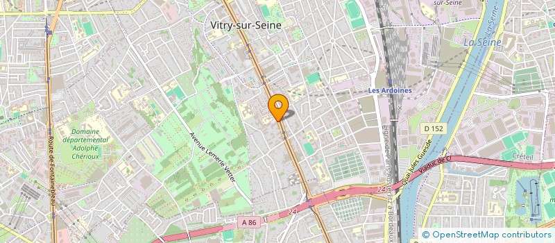 localisation de l'entreprise MONSIEUR KEVIN RAMANAIDOU  VITRY-SUR-SEINE