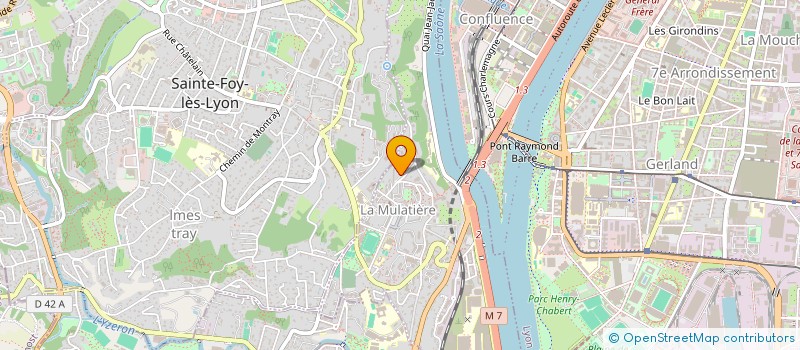 localisation de l'entreprise MONSIEUR KEVIN RAMATHON  LA MULATIERE