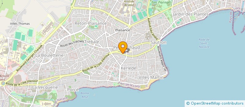 localisation de l'entreprise MONSIEUR KEVIN RAMBERT  SAINT-NAZAIRE