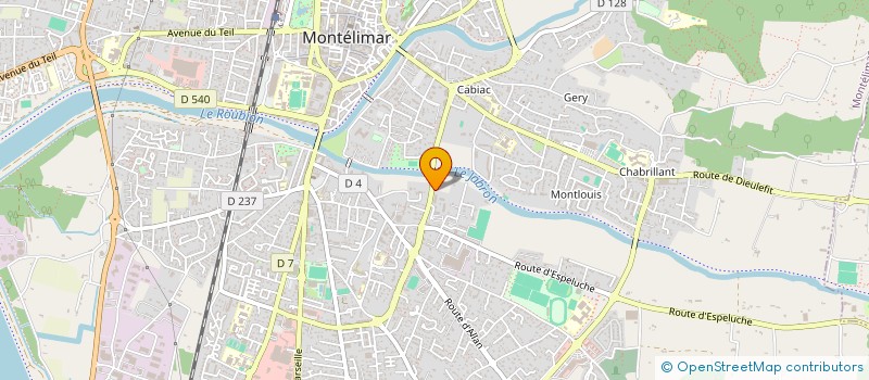 localisation de l'entreprise MONSIEUR KEVIN RAMON  MONTELIMAR