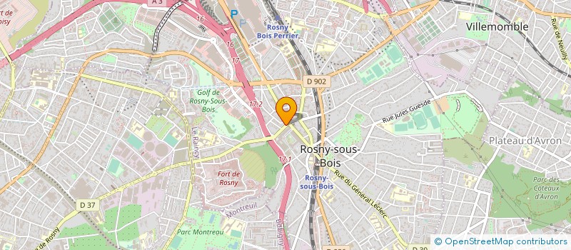 localisation de l'entreprise MONSIEUR KEVIN RANDAZZO à ROSNY SOUS BOIS