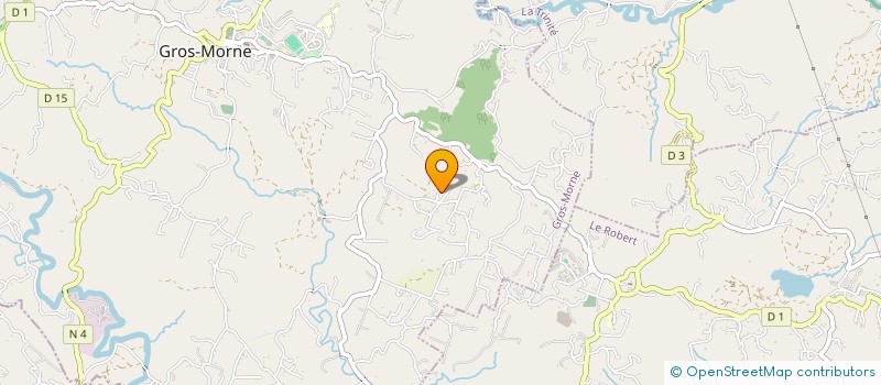 localisation de l'entreprise MONSIEUR KEVIN RAPON  GROS-MORNE