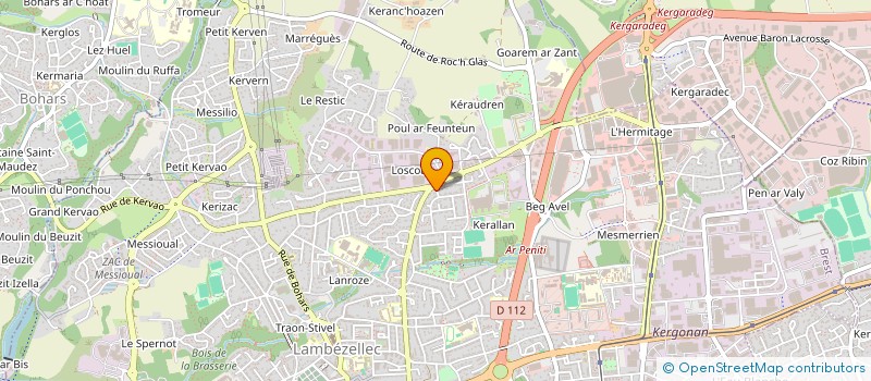 localisation de l'entreprise MONSIEUR KEVIN RAULT à BREST