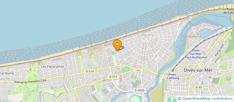 localisation de l'entreprise MONSIEUR KEVIN RAVEL  CABOURG