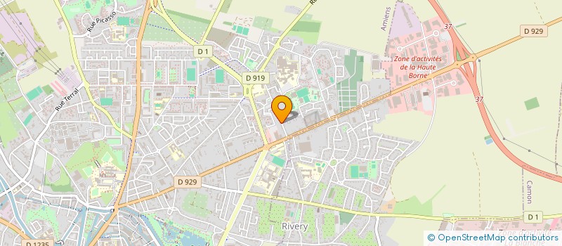 localisation de l'entreprise MONSIEUR KEVIN RAYMOND LARIVIERE  AMIENS