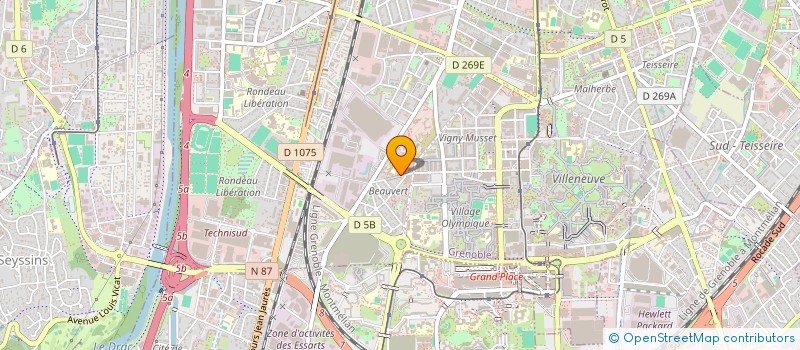 localisation de l'entreprise MONSIEUR KEVIN REAL à GRENOBLE