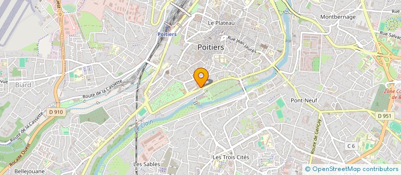 localisation de l'entreprise MONSIEUR KEVIN REGINALDI à POITIERS
