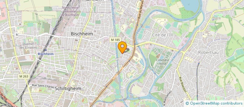 localisation de l'entreprise MONSIEUR KEVIN REICHERT  BISCHHEIM