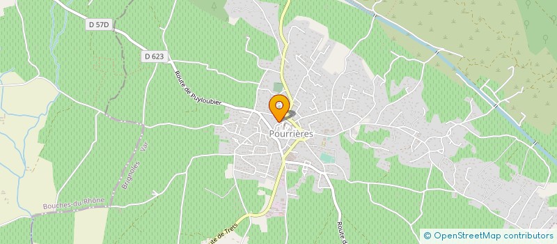 localisation de l'entreprise MONSIEUR KEVIN REINERO  POURRIERES