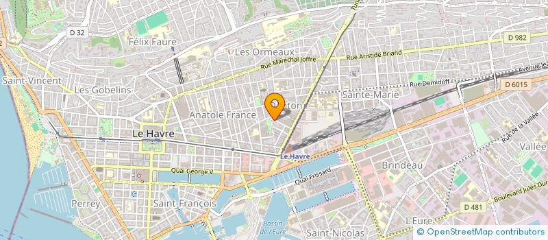 localisation de l'entreprise MONSIEUR KEVIN REMOUSSIN  LE HAVRE