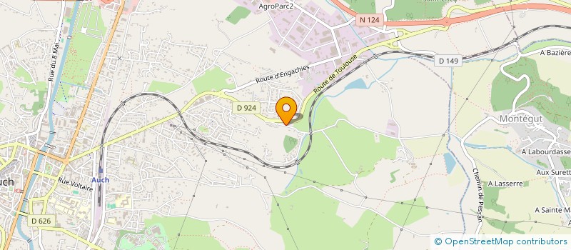 localisation de l'entreprise MONSIEUR KEVIN RENARD  AUCH