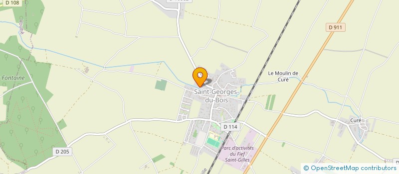 localisation de l'entreprise MONSIEUR KEVIN RENAUDET  SAINT-GEORGES-DU-BOIS