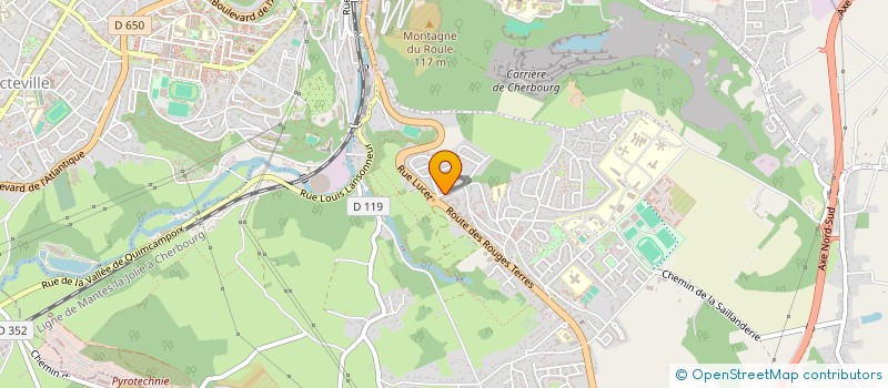 localisation de l'entreprise MONSIEUR KEVIN RENAULT  CHERBOURG-EN-COTENTIN