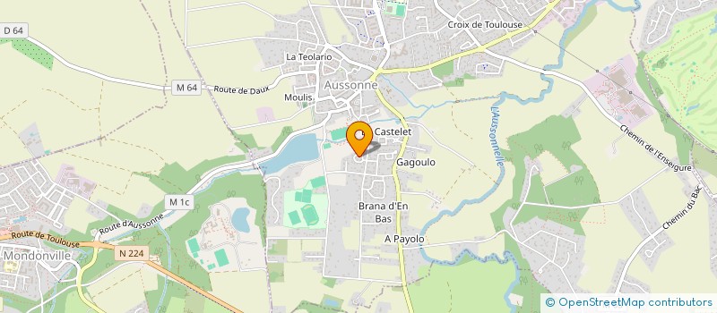 localisation de l'entreprise MONSIEUR KEVIN REULET à AUSSONNE
