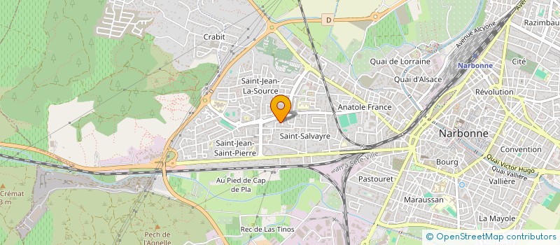 localisation de l'entreprise MONSIEUR KEVIN REYNAUD  NARBONNE