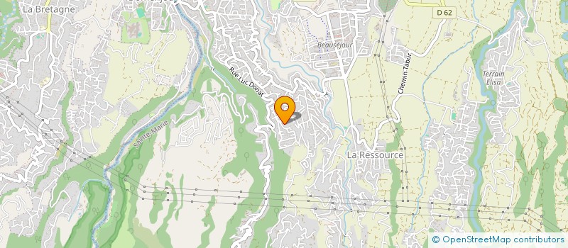 localisation de l'entreprise MONSIEUR KEVIN RHARUS  SAINTE MARIE