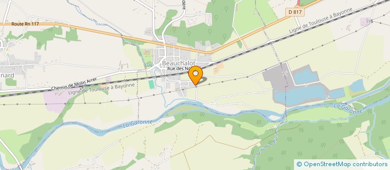 localisation de l'entreprise MONSIEUR KEVIN RIBUL-CONTE  BEAUCHALOT