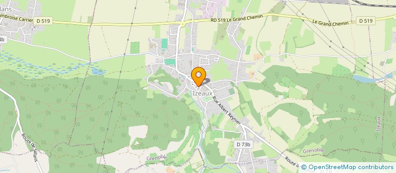 localisation de l'entreprise MONSIEUR KEVIN RICHARD  IZEAUX