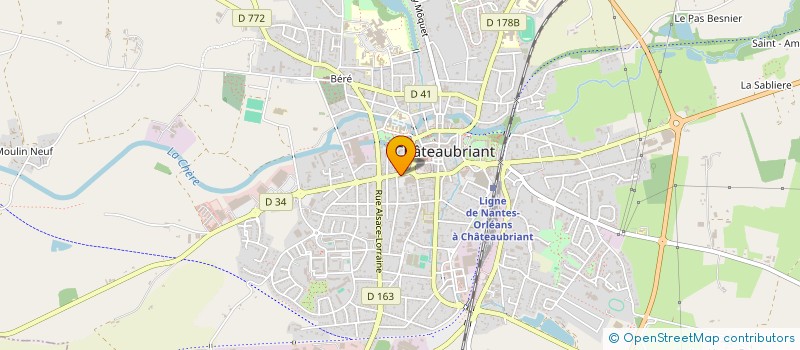 localisation de l'entreprise MONSIEUR KEVIN RICHARD  CHATEAUBRIANT