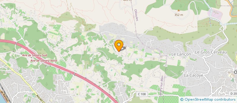 localisation de l'entreprise MONSIEUR KEVIN RICHARD  SANARY-SUR-MER