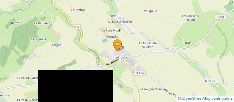 localisation de l'entreprise MONSIEUR KEVIN RICHARDEAU à SAINTIGNY