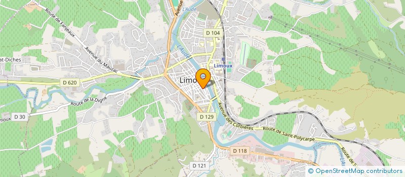 localisation de l'entreprise MONSIEUR KEVIN RIDEL à LIMOUX