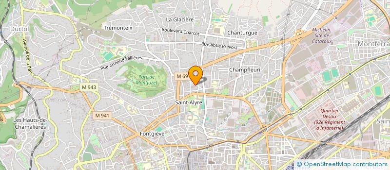 localisation de l'entreprise MONSIEUR KEVIN RIENDA  CLERMONT-FERRAND