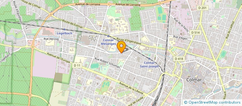 localisation de l'entreprise MONSIEUR KEVIN RIFF  COLMAR