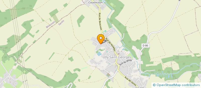 localisation de l'entreprise MONSIEUR KEVIN RIGOLLET  ULLY-SAINT-GEORGES