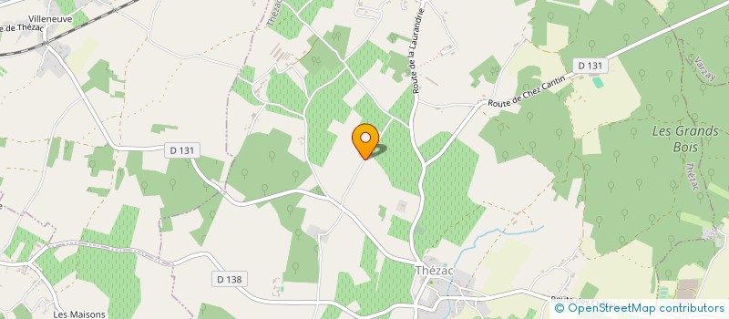 localisation de l'entreprise MONSIEUR KEVIN RIQUET  THEZAC