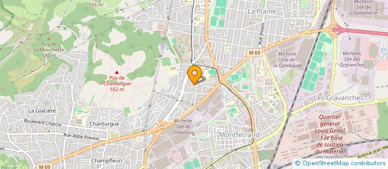 localisation de l'entreprise MONSIEUR KEVIN RIVALIER  CLERMONT-FERRAND