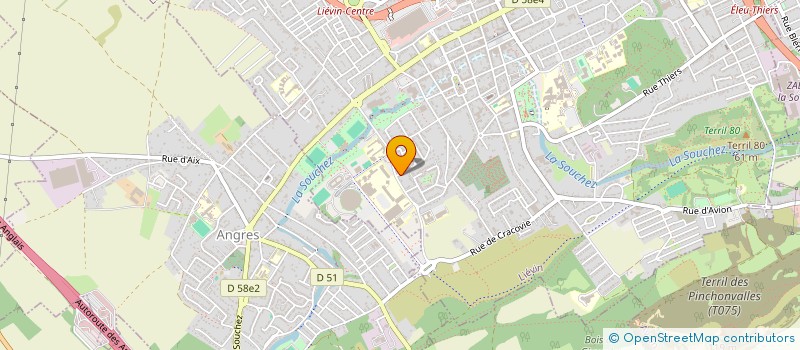 localisation de l'entreprise MONSIEUR KEVIN ROBART  LIEVIN