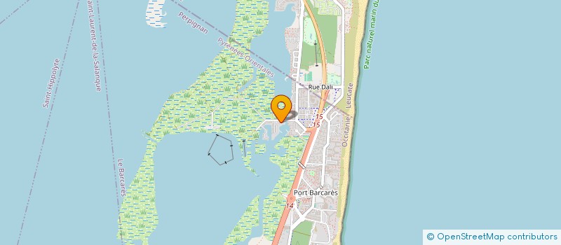 localisation de l'entreprise MONSIEUR KEVIN ROBERT  LE BARCARES