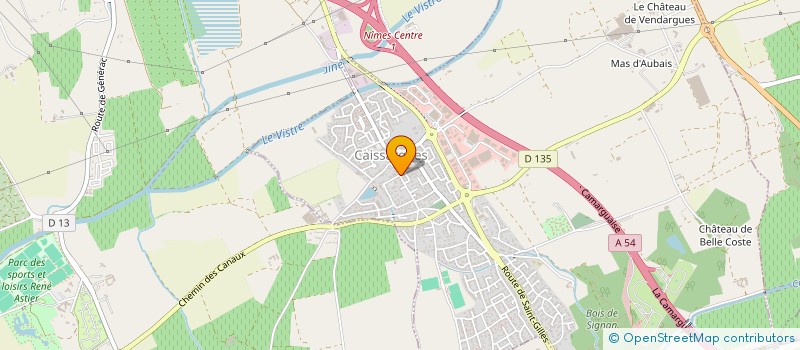 localisation de l'entreprise MONSIEUR KEVIN ROBERT  CAISSARGUES